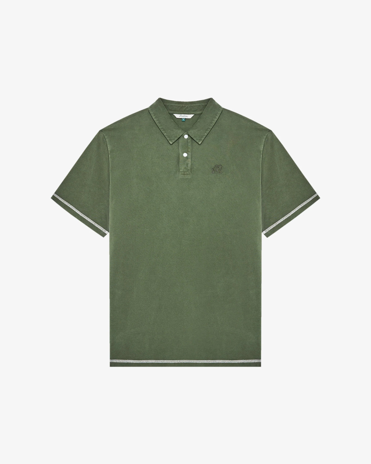 Fairway Overdyed Polo - Rifle Green