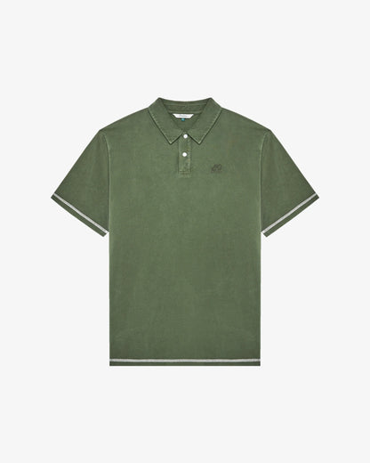 Fairway Overdyed Polo - Rifle Green