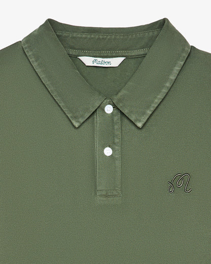 Fairway Overdyed Polo - Rifle Green