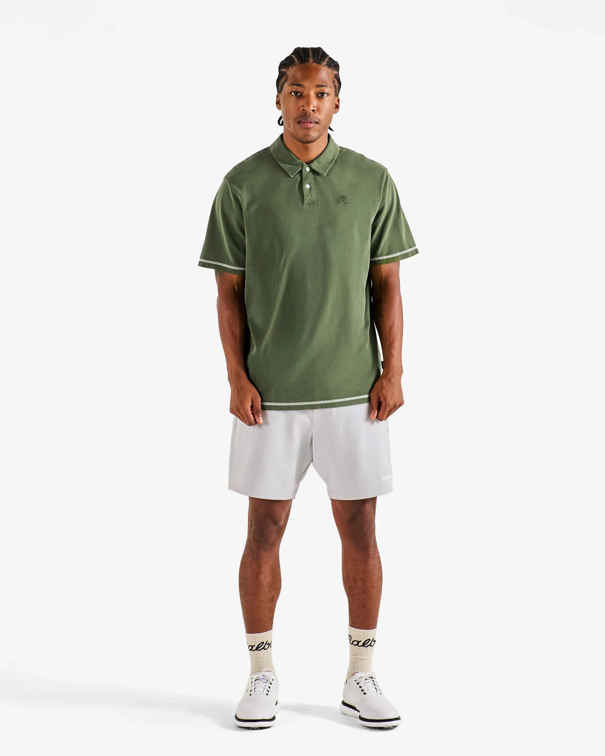 Fairway Overdyed Polo - Rifle Green