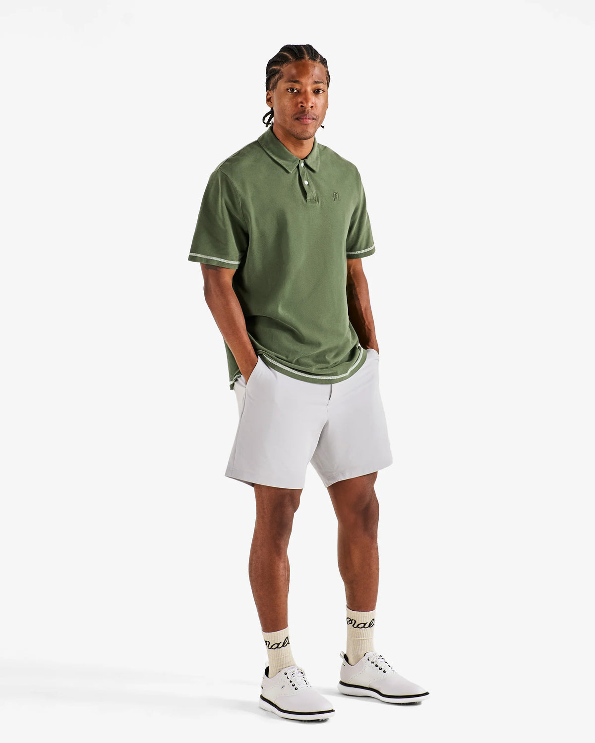 Fairway Overdyed Polo - Rifle Green