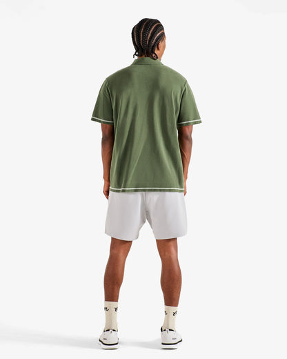 Fairway Overdyed Polo - Rifle Green