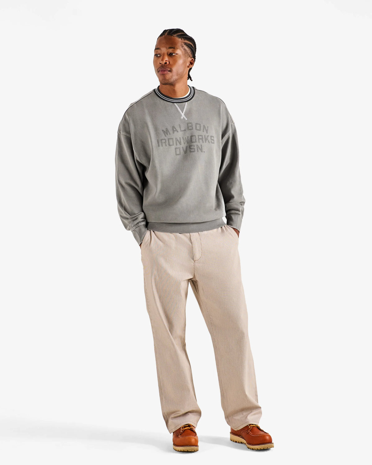Foreman Sweatshirt - Brushed Nickel