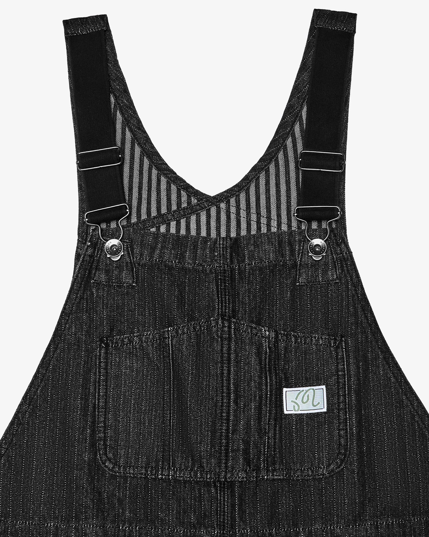Foreman Overall - Black Stone Washed Denim
