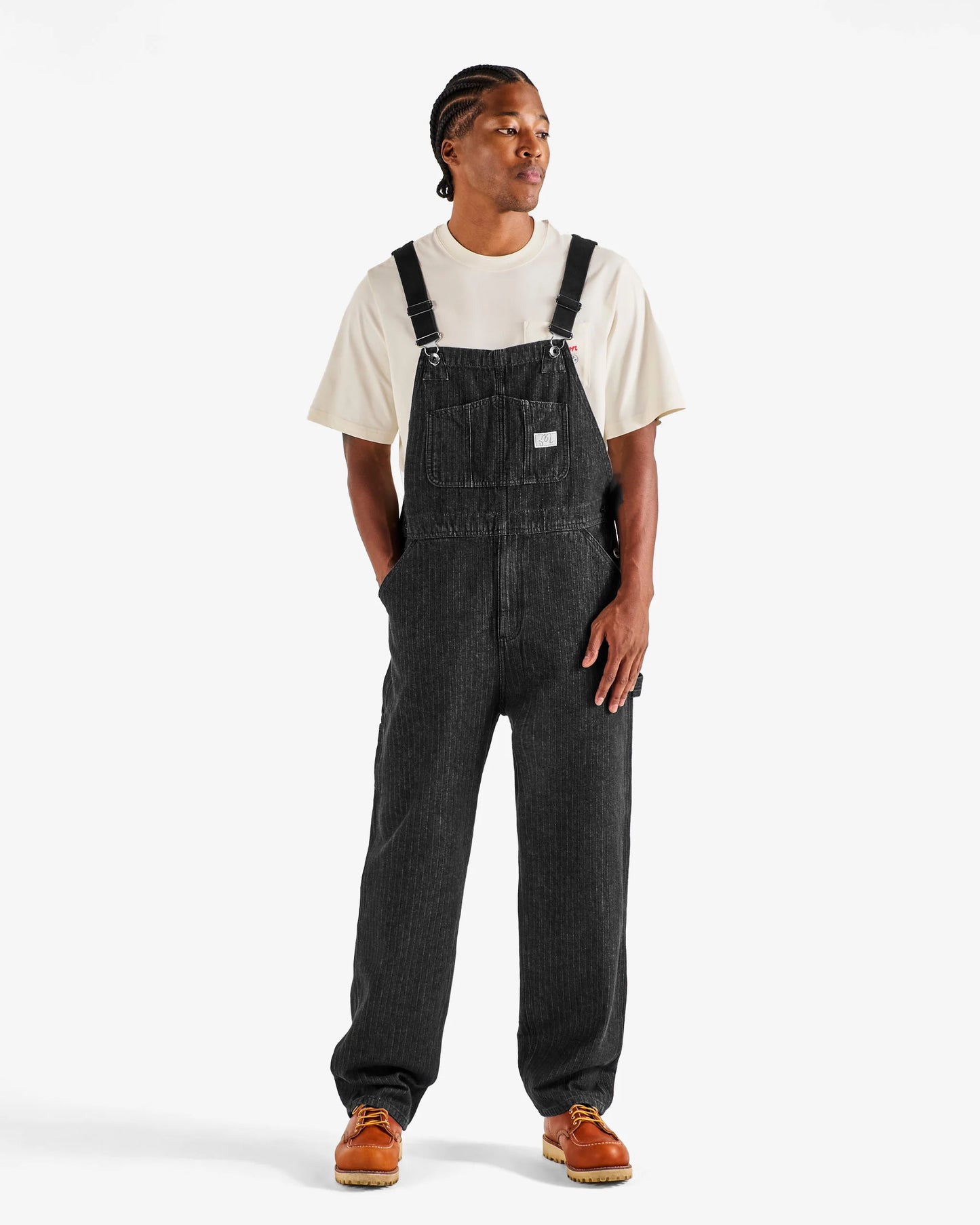 Foreman Overall - Black Stone Washed Denim
