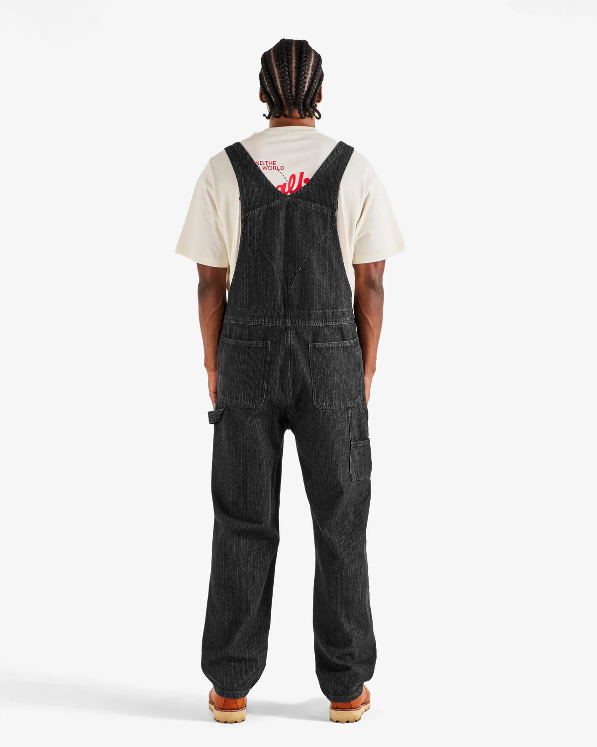 Foreman Overall - Black Stone Washed Denim