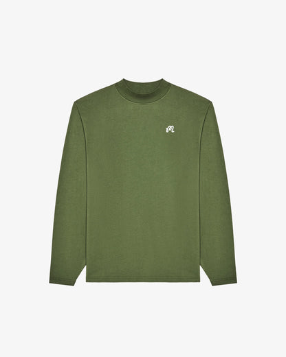 Upland Mockneck Tee - Rifle Green