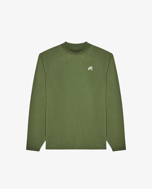 Upland Mockneck Tee - Rifle Green