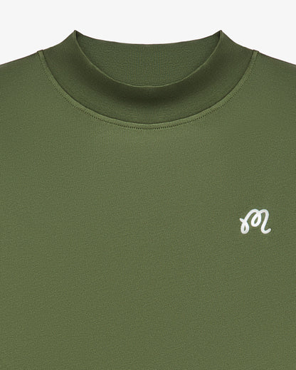 Upland Mockneck Tee - Rifle Green