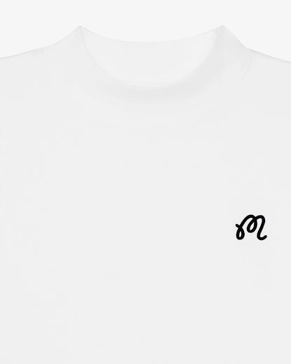 Upland Mockneck Tee - White