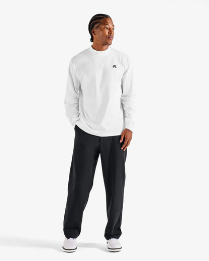 Upland Mockneck Tee - White