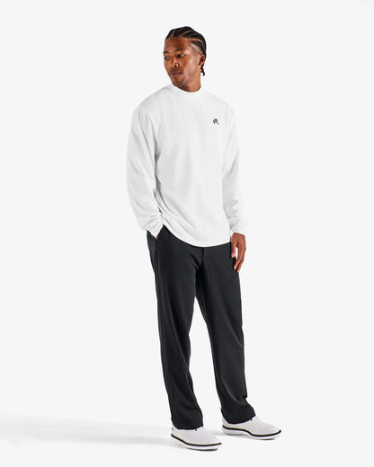 Upland Mockneck Tee - White