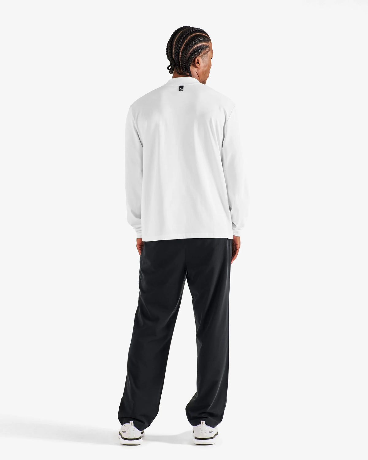 Upland Mockneck Tee - White