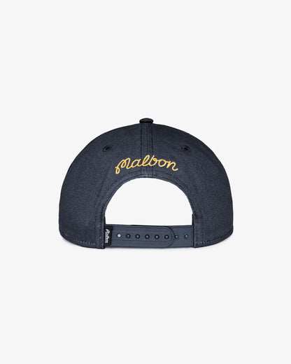 M Script Snapback - Blueberry