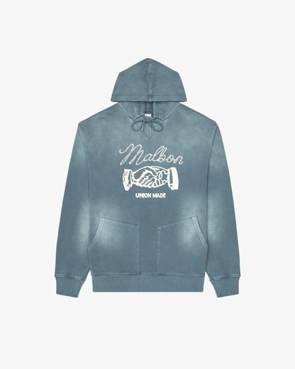 Union Made Hoodie - Dusty Navy