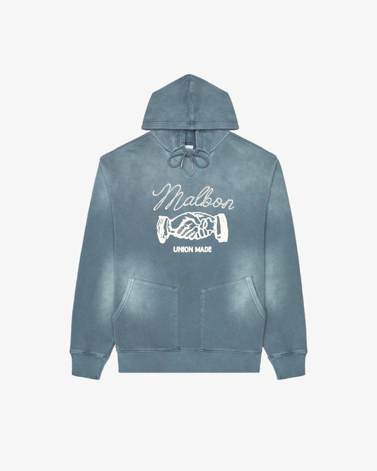 Union Made Hoodie - Dusty Navy