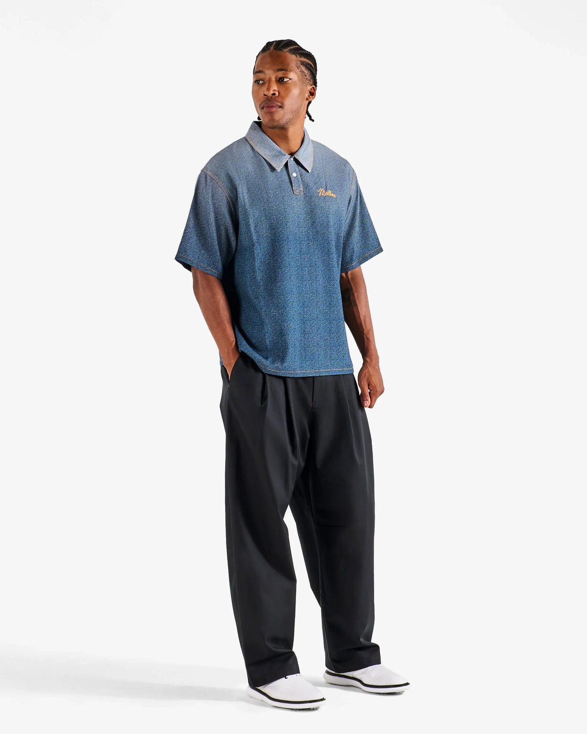 Ironfade Polo - Dusty Navy