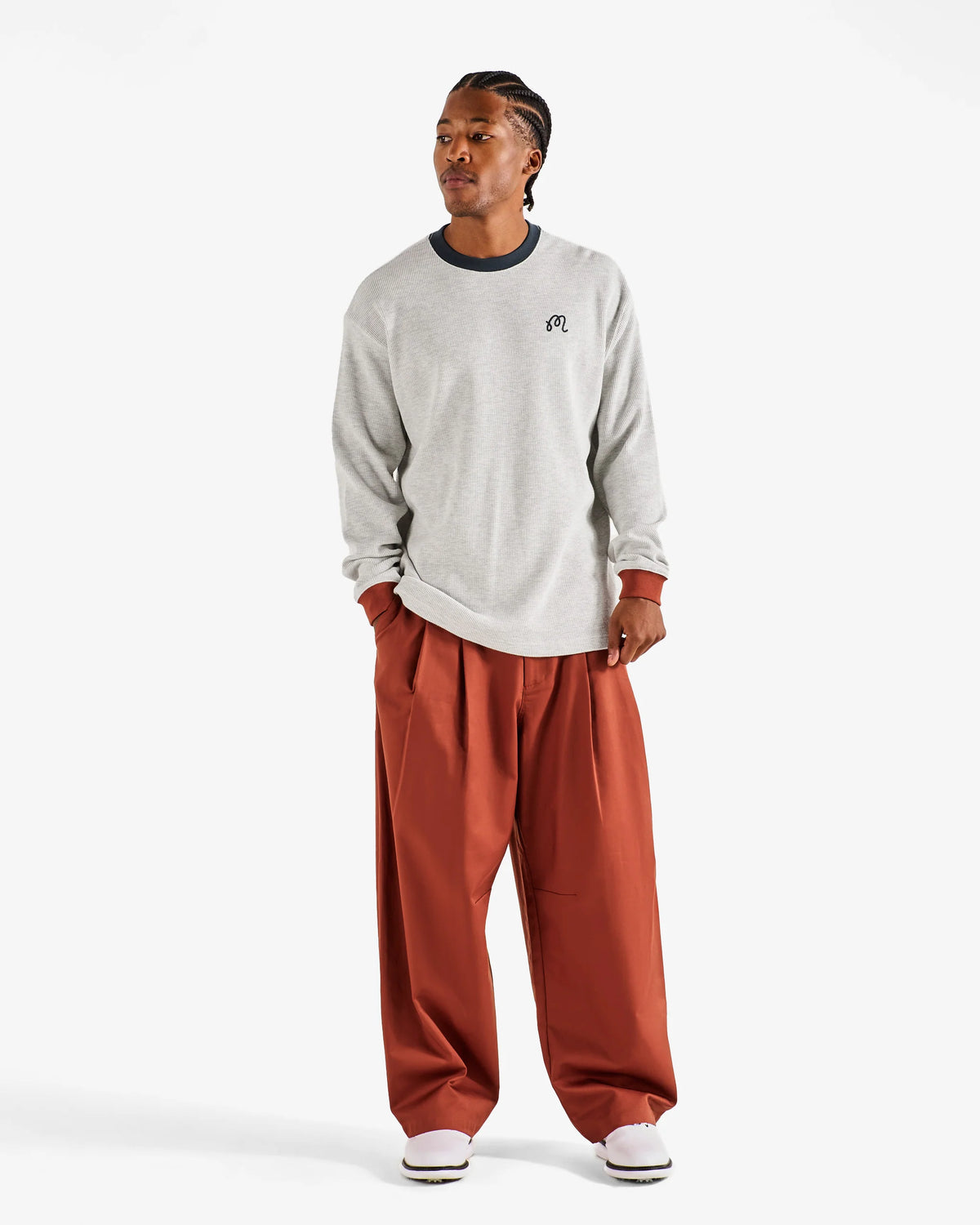 Gorse Heritage Tee - Heather Oatmeal
