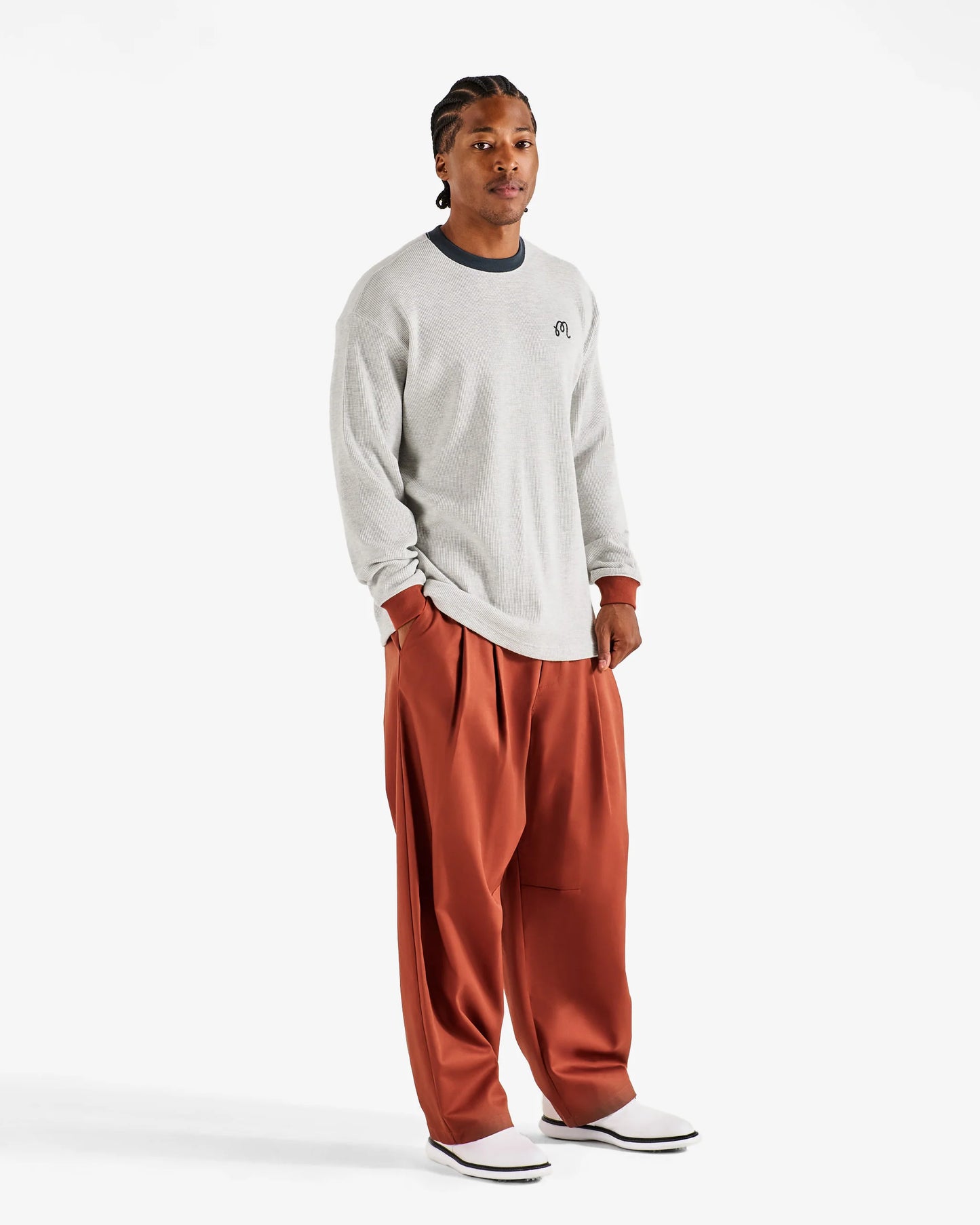 Gorse Heritage Tee - Heather Oatmeal