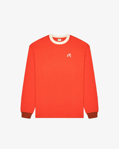 Gorse Heritage Tee - Orange Red