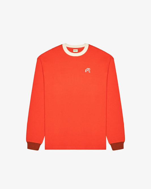 Gorse Heritage Tee - Orange Red