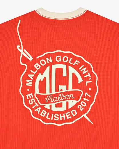 Gorse Heritage Tee - Orange Red
