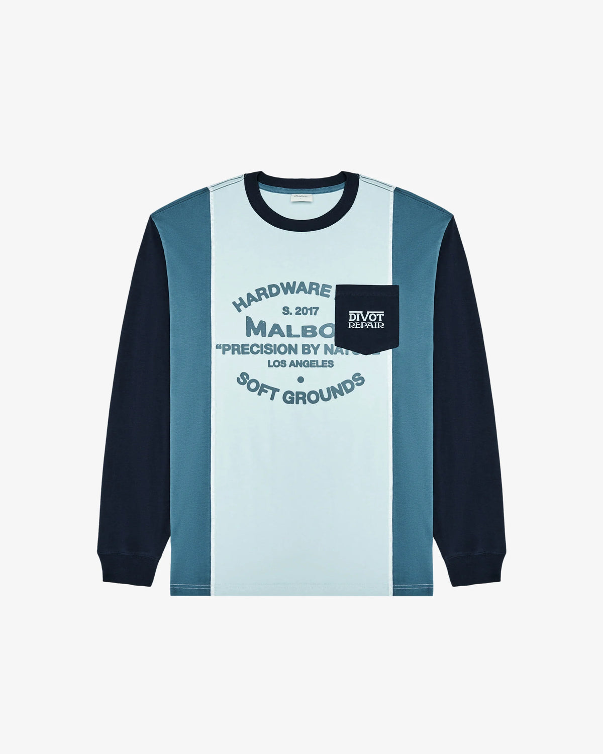 Gridline Tee - Light Blue