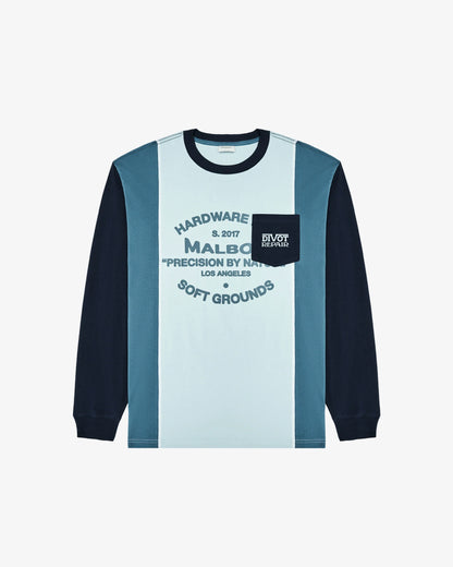 Gridline Tee - Light Blue