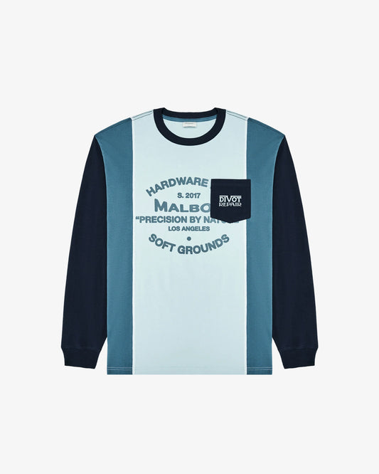 Gridline Tee - Light Blue