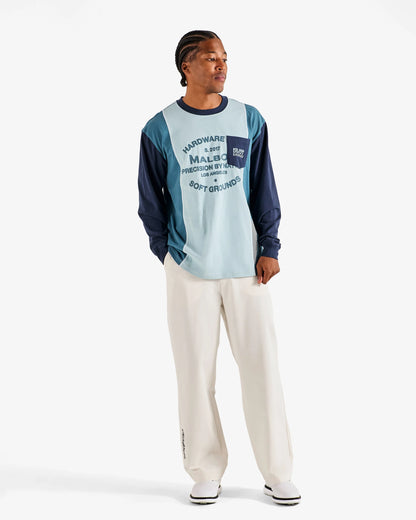 Gridline Tee - Light Blue