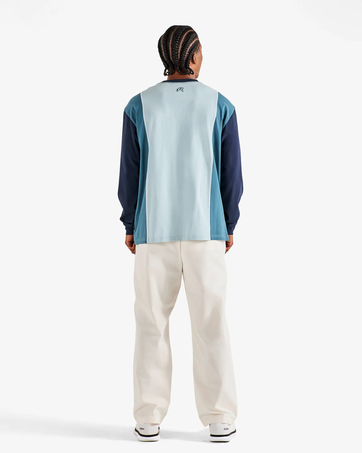 Gridline Tee - Light Blue