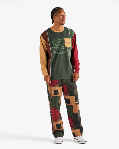 Gridline Tee - Olive
