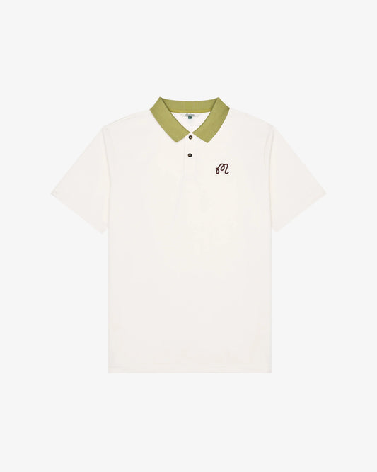 Fairway Hex Polo - Ivory
