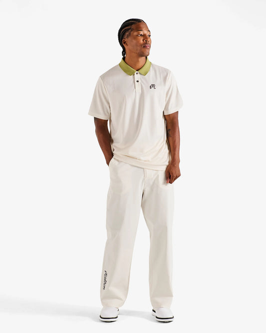 Fairway Hex Polo - Ivory