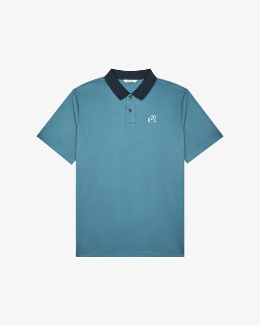 Fairway Hex Polo - Slate