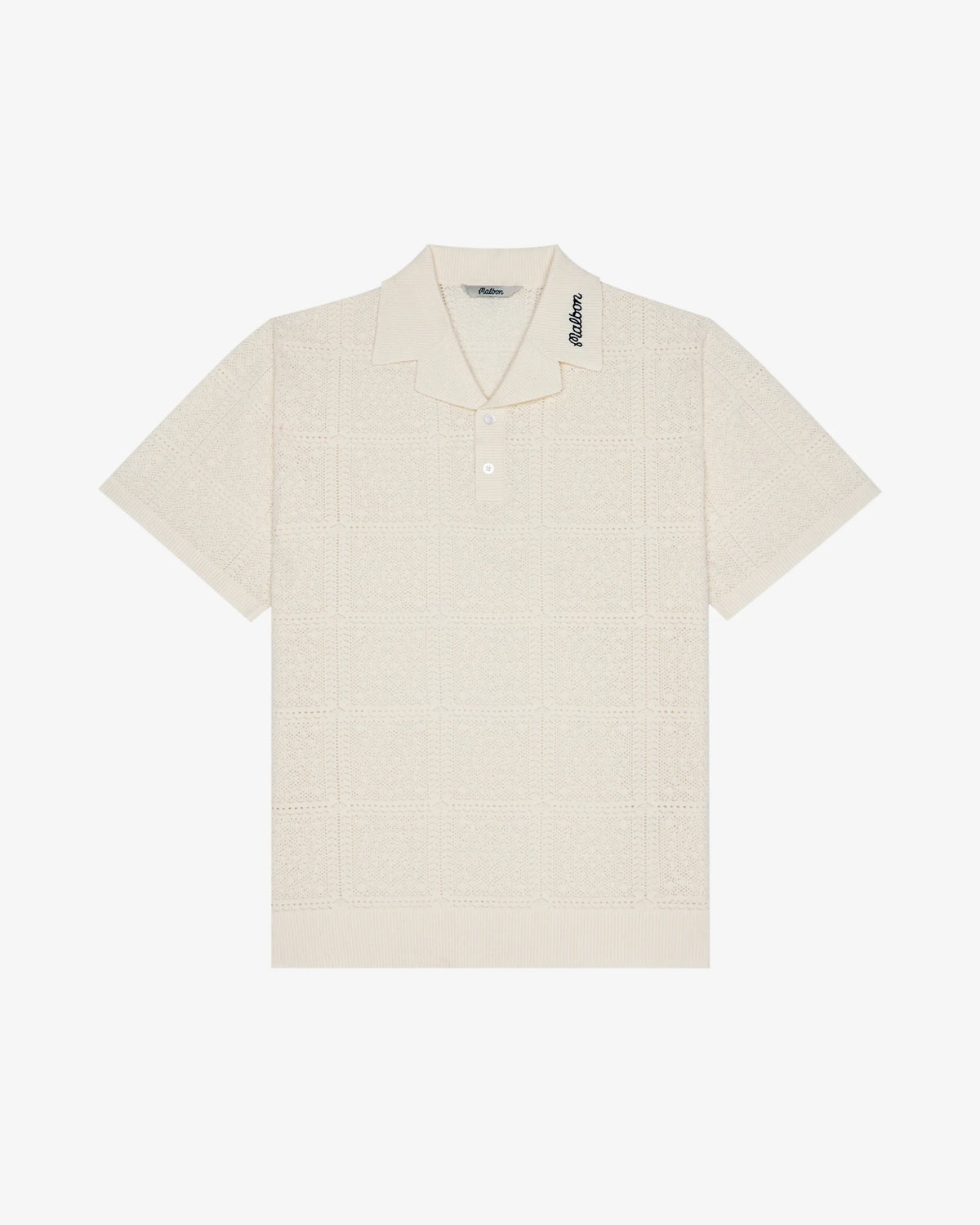 Resort Crochet Polo - Ivory
