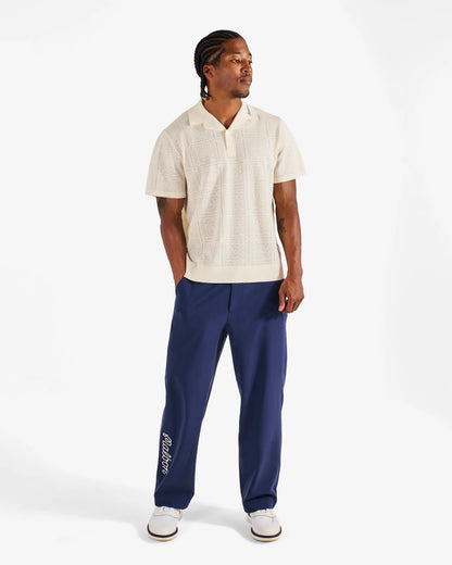 Resort Crochet Polo - Ivory