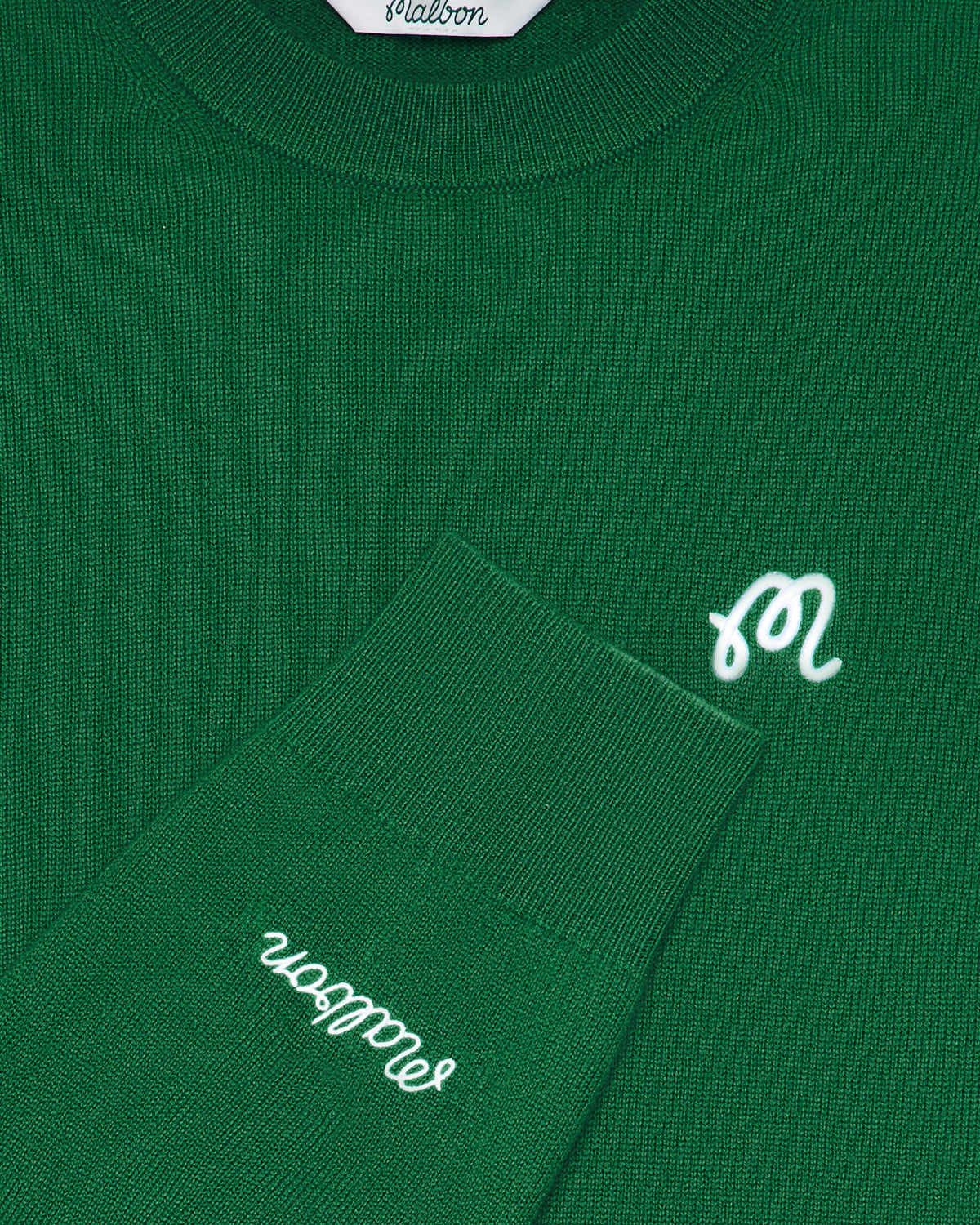 M Script Sweater - Forest