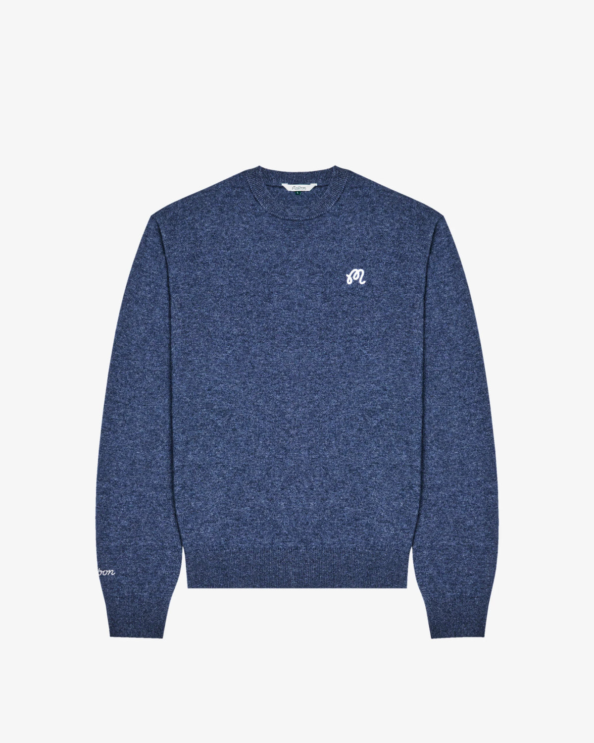 M Script Sweater - Navy