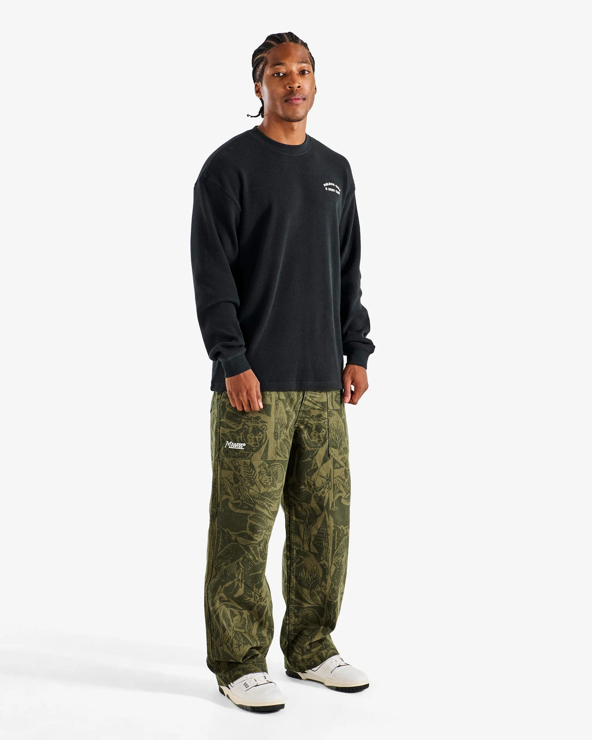 Scouting Pant - Wildlife Print Olive