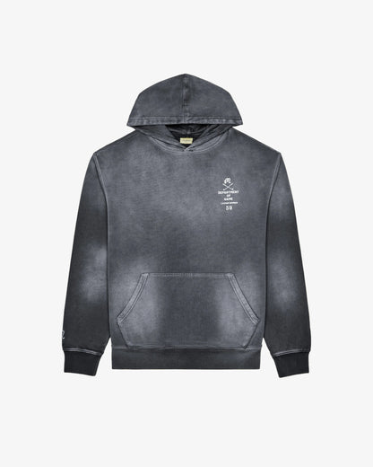 Fesque Department Of Game Hoodie - Sunfaded Black