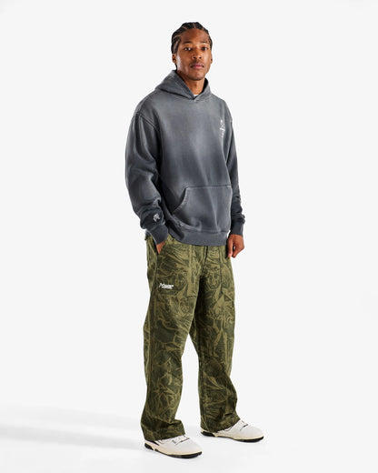 Fesque Department Of Game Hoodie - Sunfaded Black