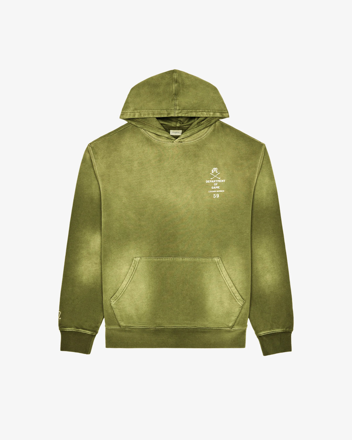 Fesque Department Of Game Hoodie - Sunfaded Olive