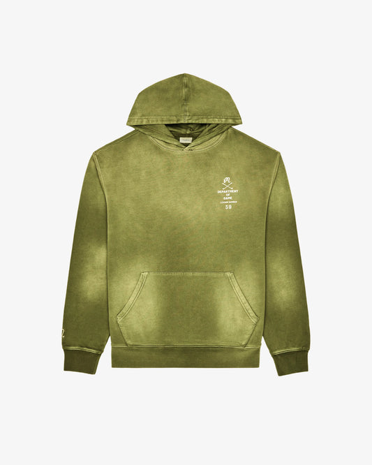 Fesque Department Of Game Hoodie - Sunfaded Olive