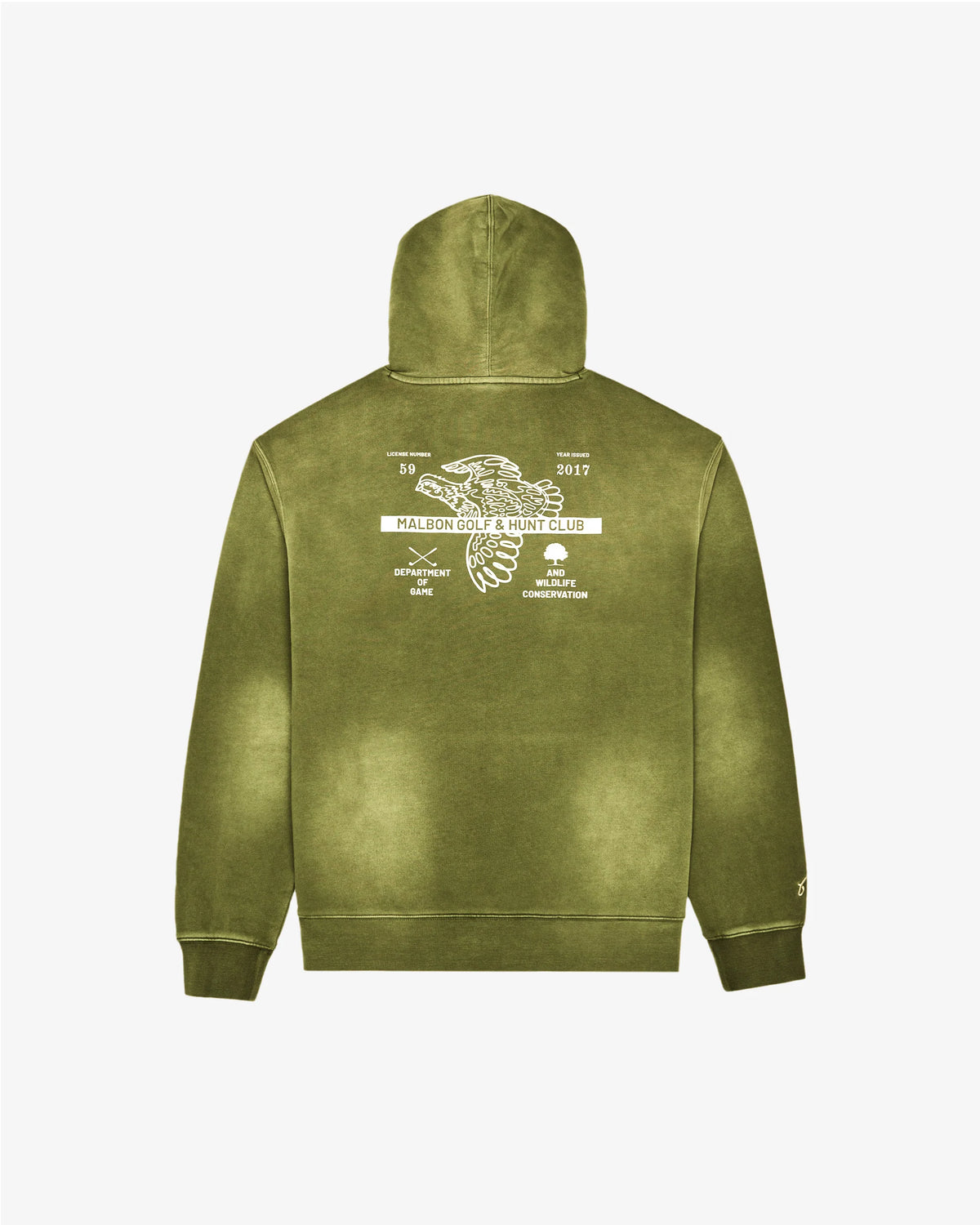 Fesque Department Of Game Hoodie - Sunfaded Olive