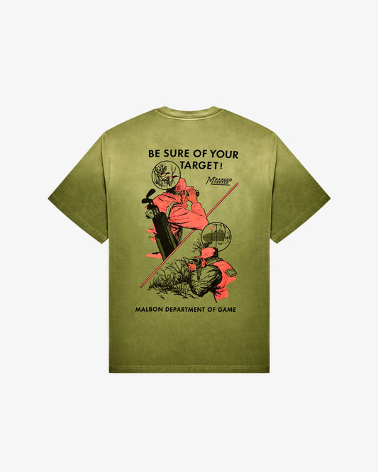 Vista Target Practice Tee - Sunfaded Olive