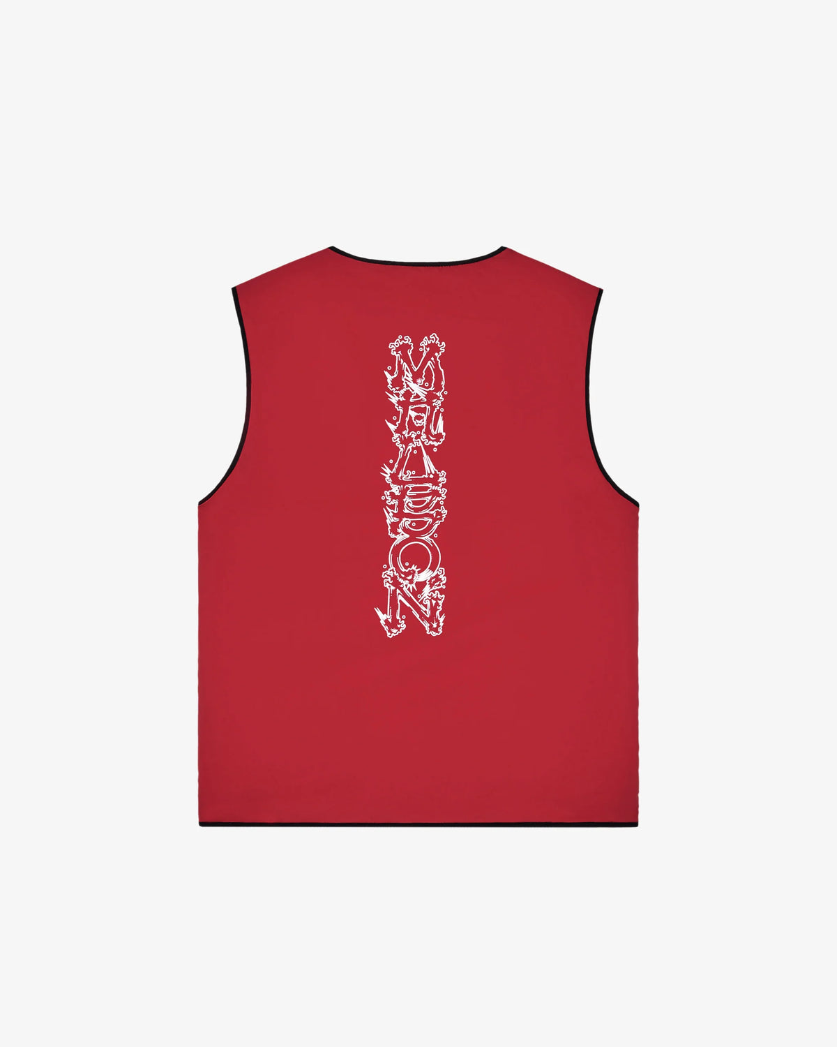 Swell Reversible Vest - Crimson Red / Black