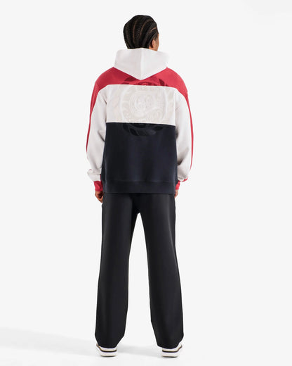 Divide Hoodie - Crimson Red / Black
