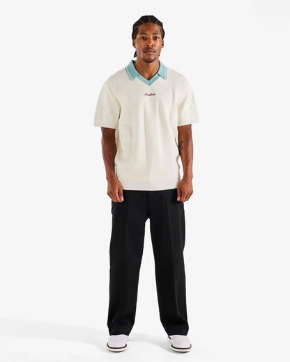 Mountain Knit Polo - Ivory