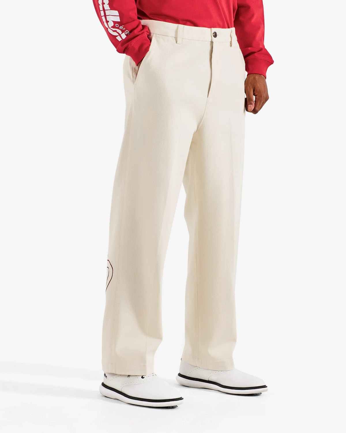 Twill La Perla Pant - Ivory